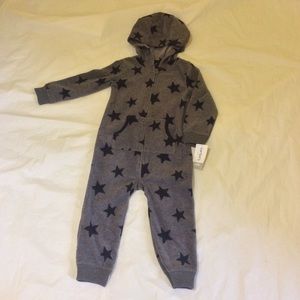 Carter baby star covered hoodie